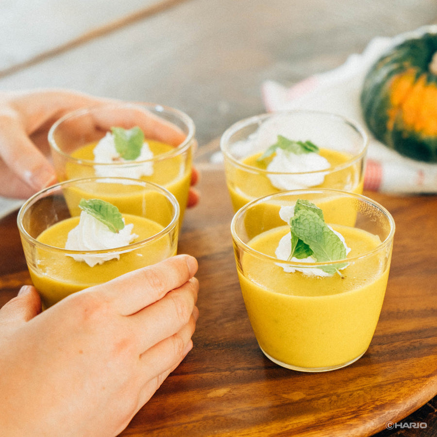 Heat-resistant glass pudding cup 200