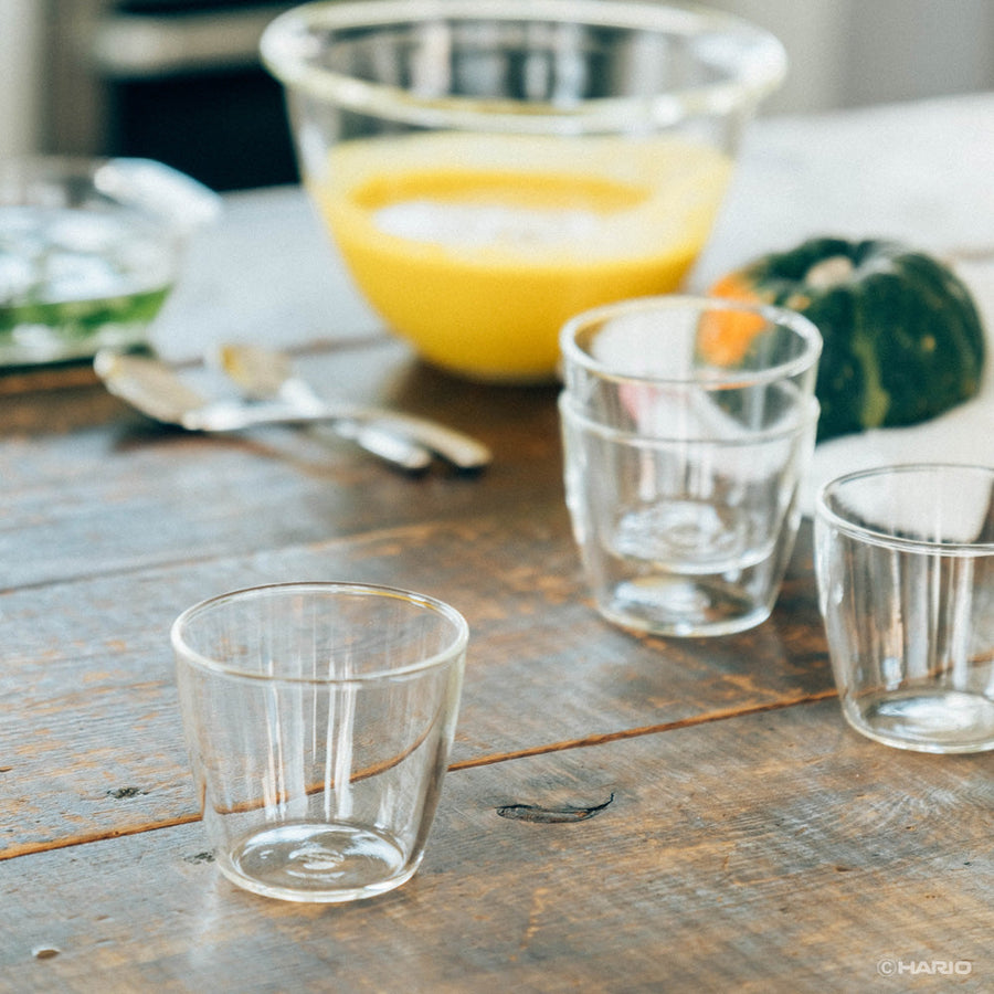 Heat-resistant glass pudding cup 200