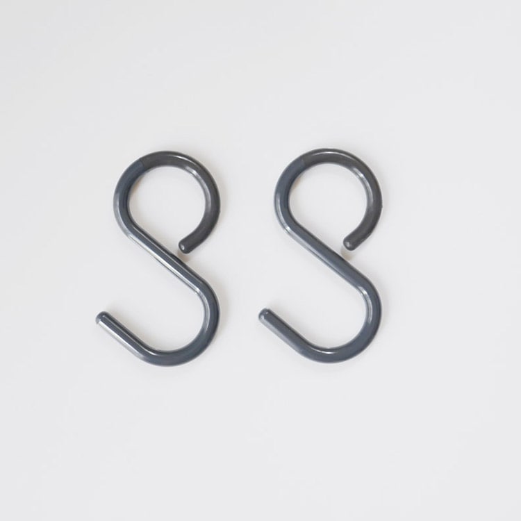 Large S-hook, warm gray