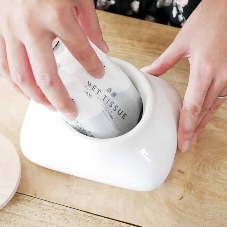 Mochi ウェットシートケース ホワイト
