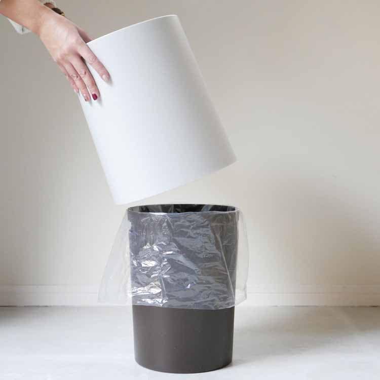 TUBELOR HOMME Round Dustbin, Gray