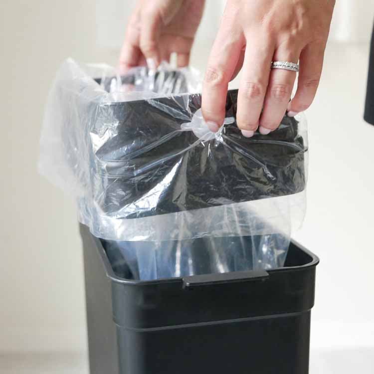 Seals 25 Airtight Dustbin, Black