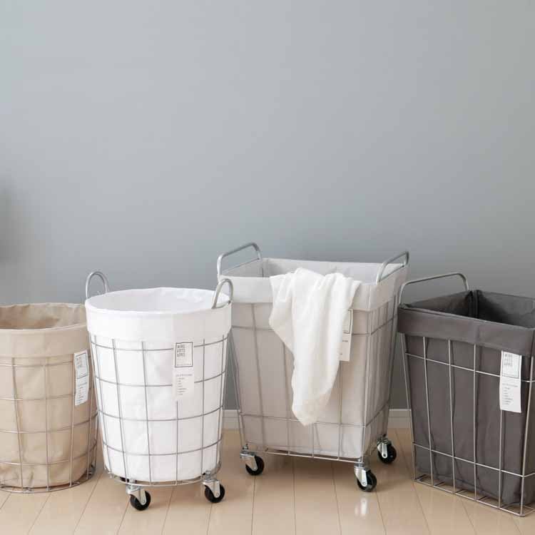 ランドリーストレージ ラウンド 33Ｌ ホワイト