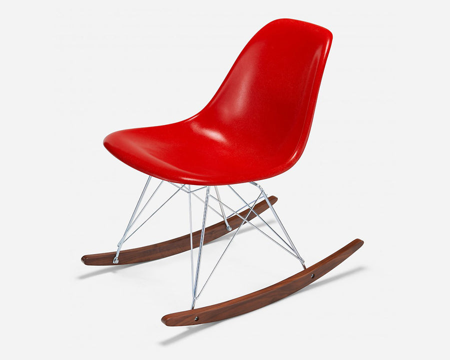 Fiberglass Side Shell Chair RED レッド