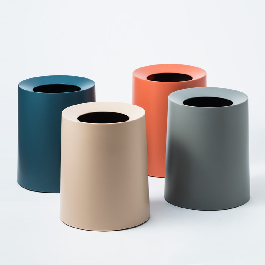 TUBELOR HOMME Round Dustbin, Ash Gray