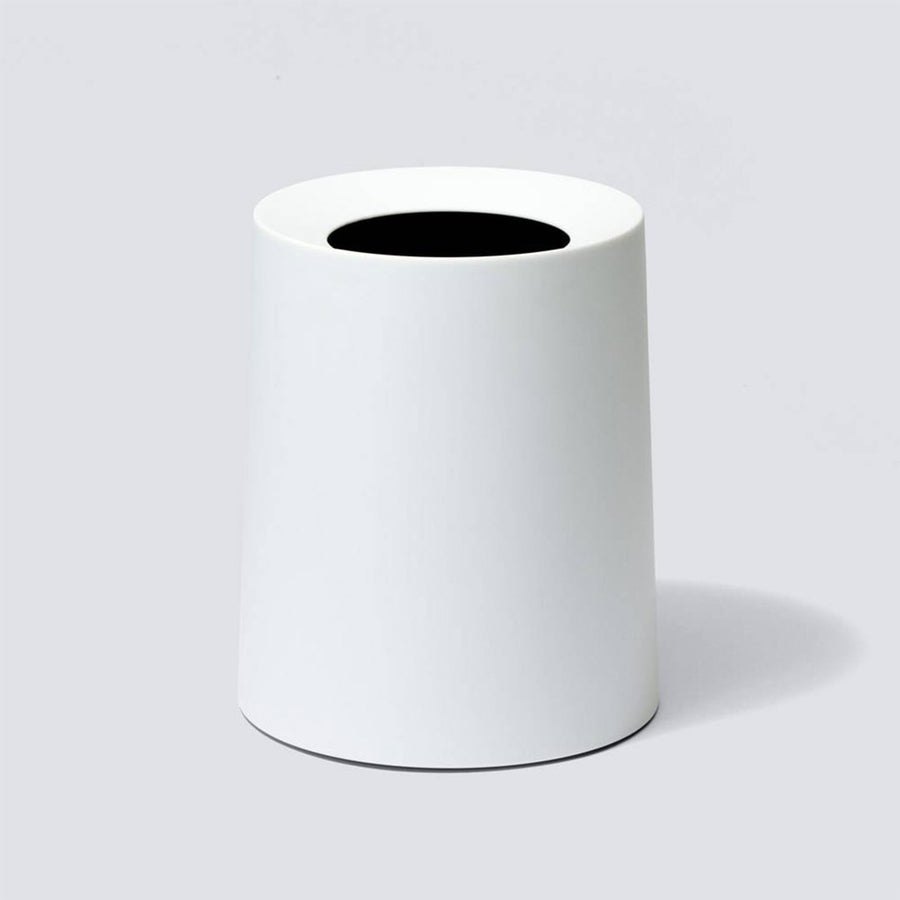 TUBELOR HOMME Round Dustbin, Rich White