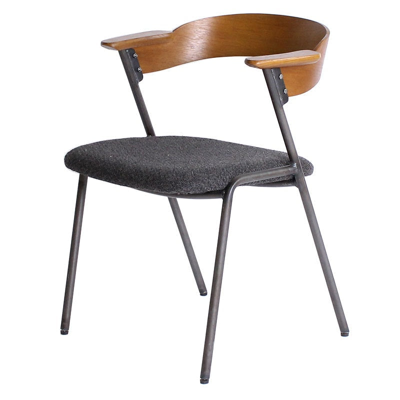 danis short arm chair BR ダニスショートアームチェア ブラウン