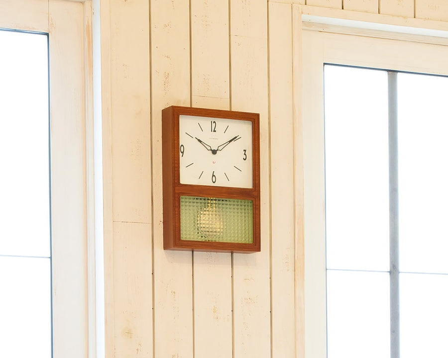 GLASS PENDULUM CLOCK 振り子時計