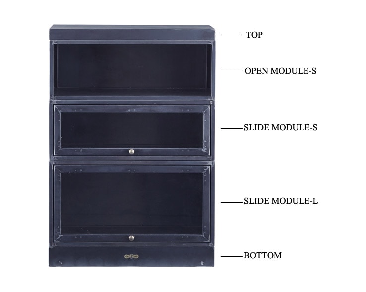 CHRYSTIE STACKING MODULAR CABINET クリスティスタッキングキャビネット