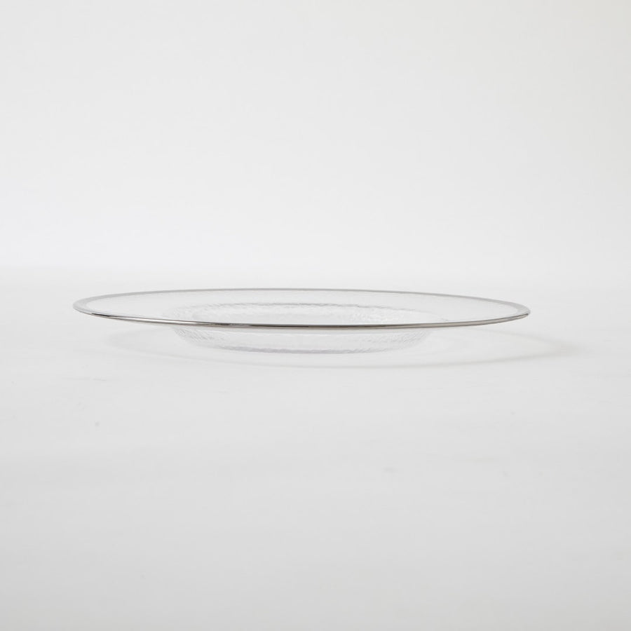 GLASS TABLEWARE OBO PLATE 28cm