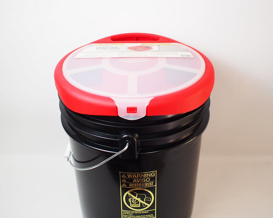 5 Gallon Plastic Pail with Bucket Seat U-Line Plastic Bucket with Bucket Seat