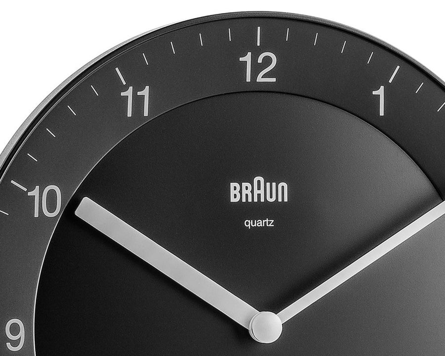 Classic Analog Wall Clock BC06G φ200mm Black