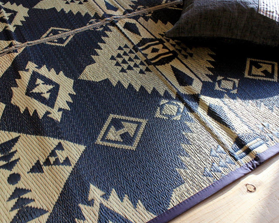 IGUSA RUG NAVY い草ラグ ネイビー