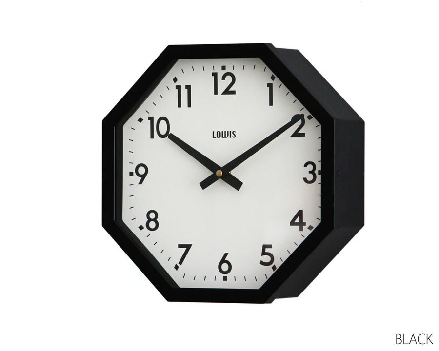 Lowis Industry Octagon Clock ルイスオクタゴンクロック