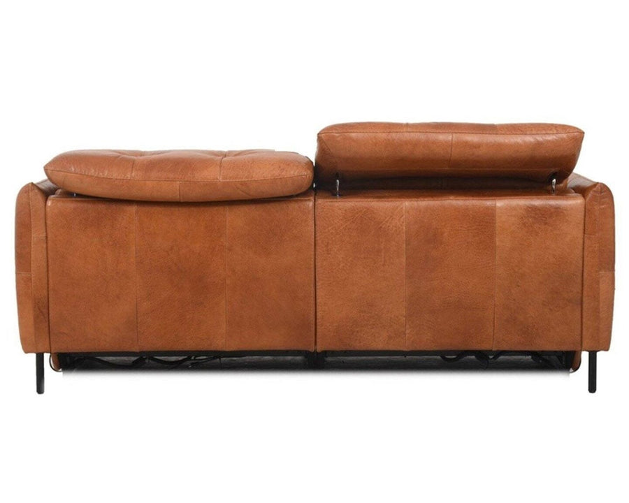SHEFFIELD RECLINING SOFA LEATHER CM Seafield reclining sofa, leather camel