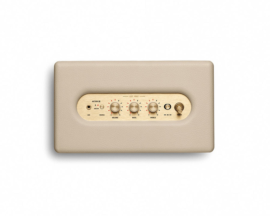 ACTON Ⅲ Bluetooth Cream ACTON 3 Bluetooth Speaker Cream