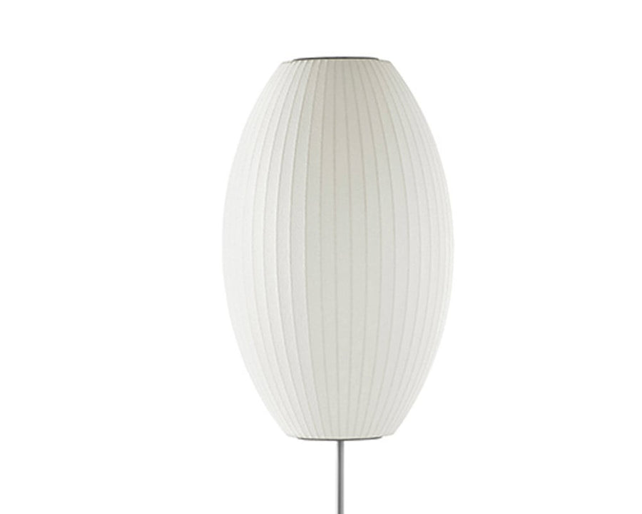 NELSON BUBBLE LAMP CIGAR LOTUS FLOOR Steel S