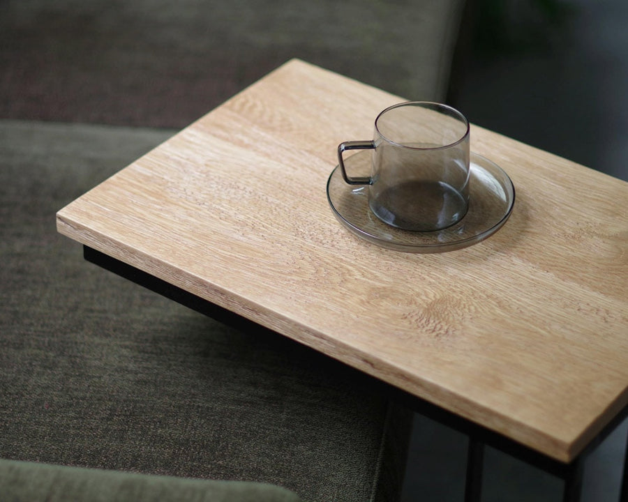U OAK SIDE TABLE