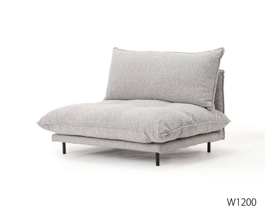 PORTO SOFA Low Boucle-GRY Porto sofa low gray