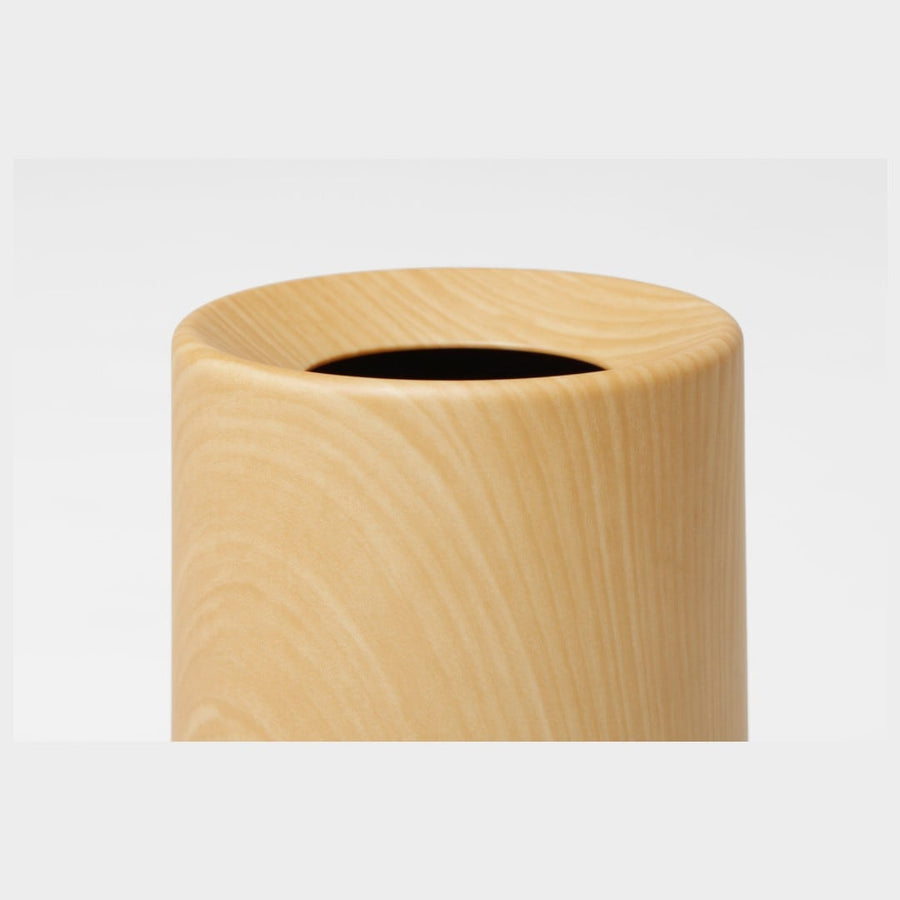 mini TUBELOR Round Dustbin Wood Grain