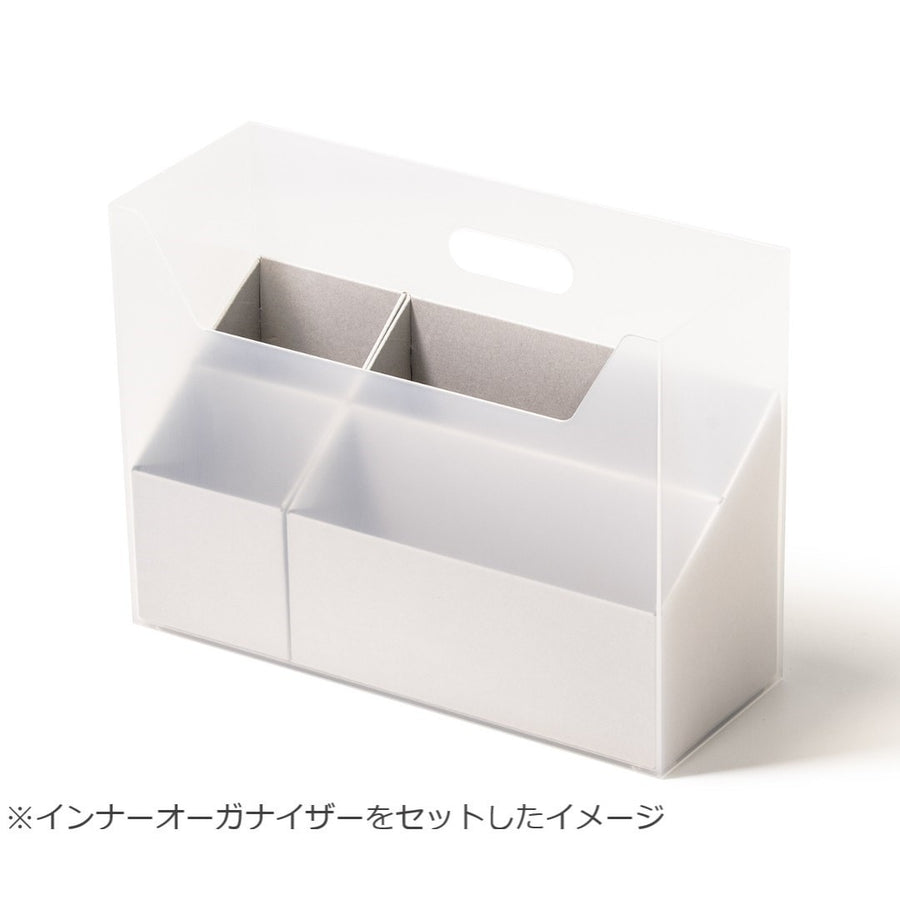 Portable storage box, inner organizer, S &amp; L, set of 2