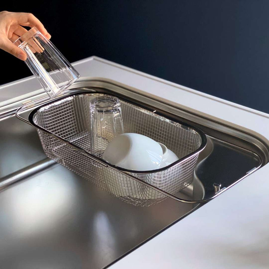 bws SELECTION Clean Dish Drainer, Deep, Sink-Mounted Type
