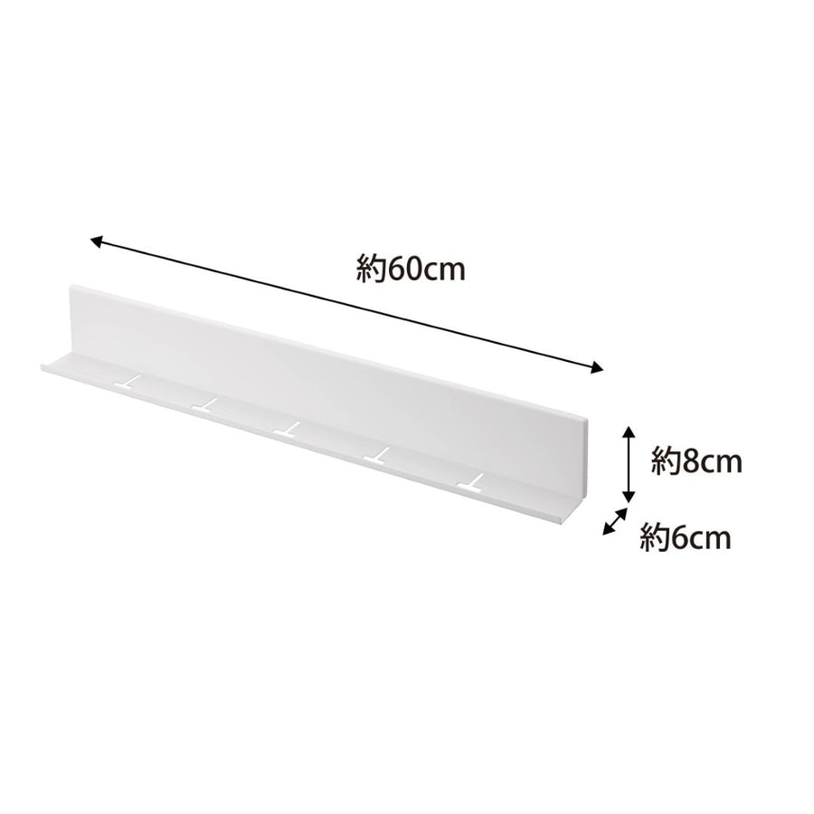 Tower Plasterboard Wall-Compatible Tablet &amp; Book Shelf