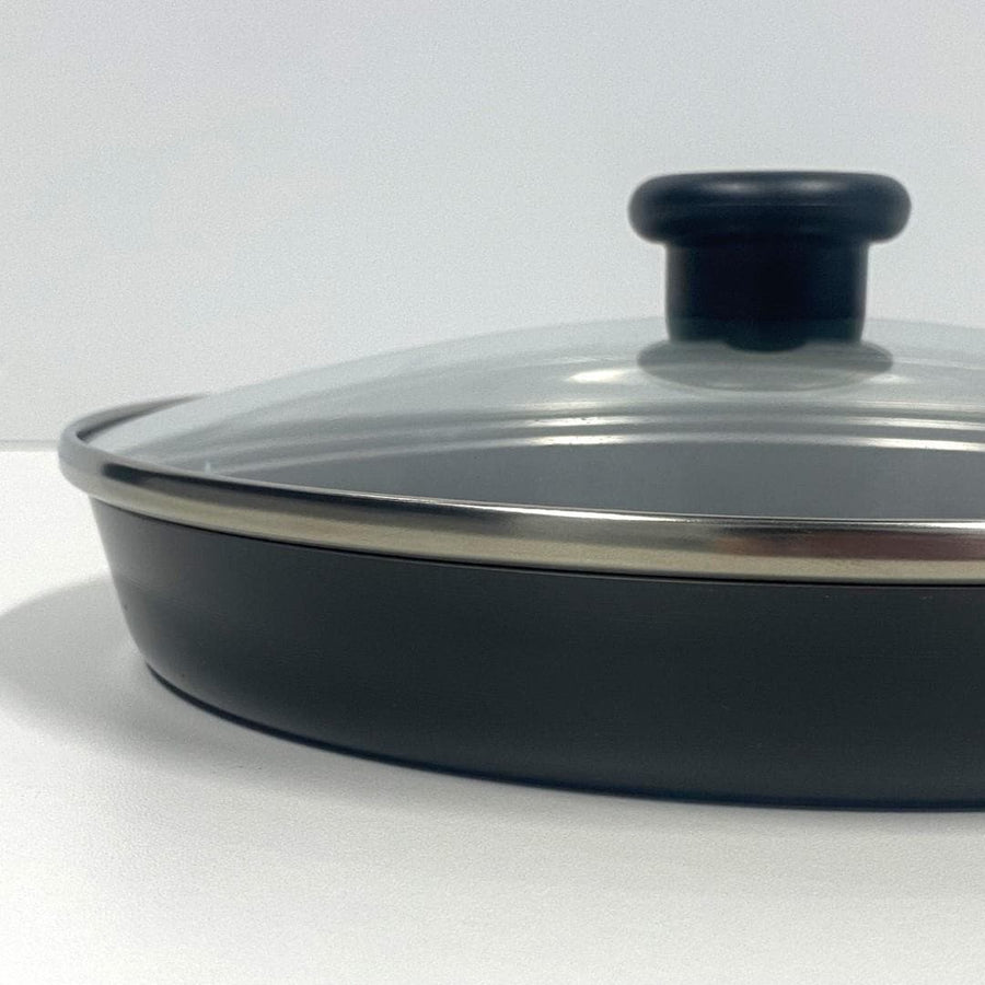 bws SELECTION Iron Frying Pan with Lid for Delicious Fried Eggs