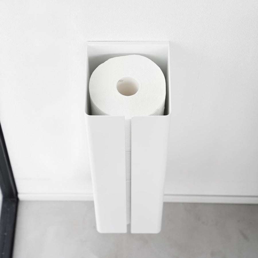 tower 石こうボード壁対応隠せるトイレットペーパーホルダー