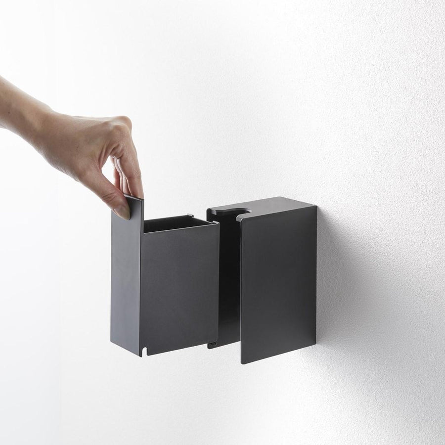 Tower Wall Flushable Toilet Brush Holder, Compatible with Plasterboard Walls