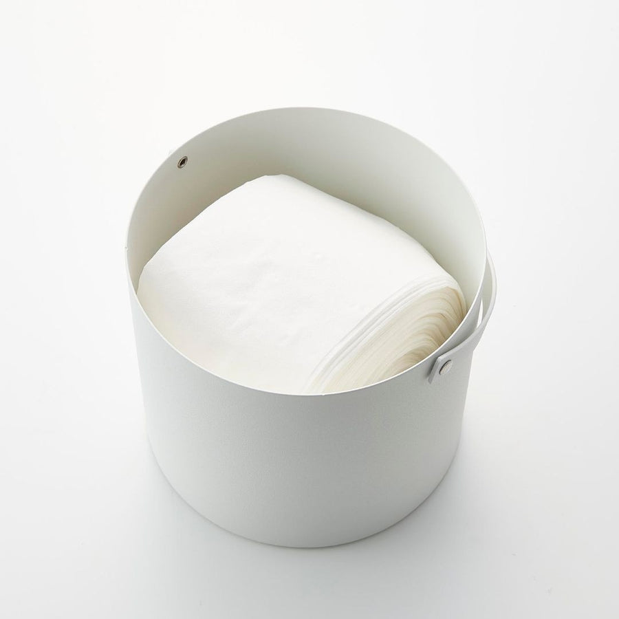 tower tissue case with handle