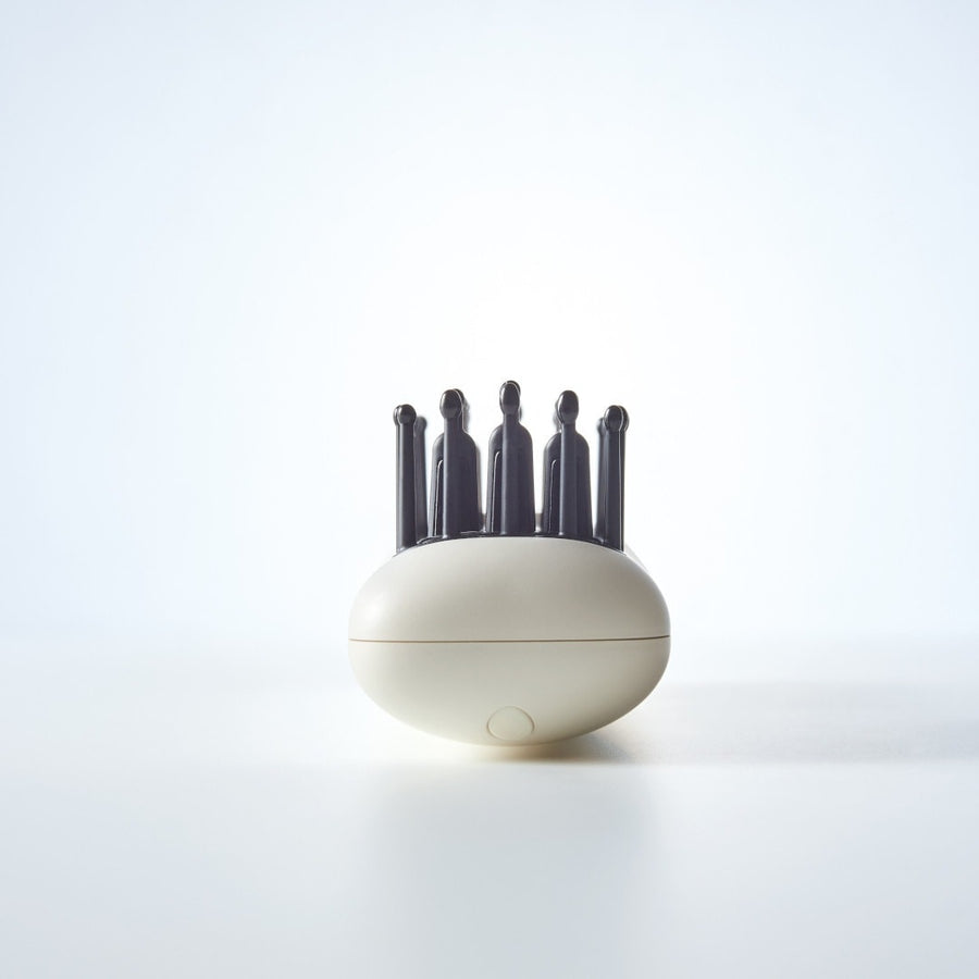 Rechargeable styling heater brush