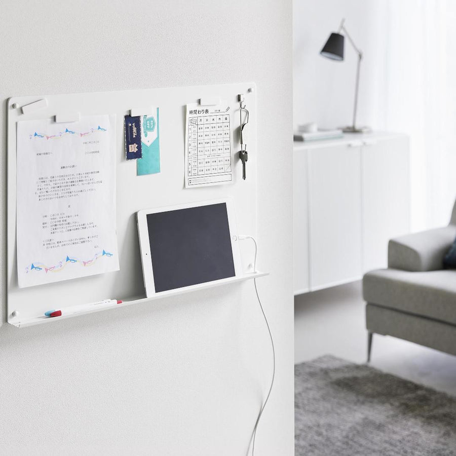 Tower Wall Print Board with Tray, Compatible with Plasterboard Walls