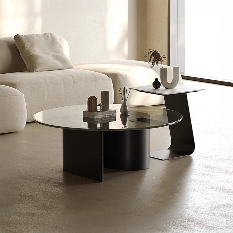 Italian Modern Glass Table Set Italy