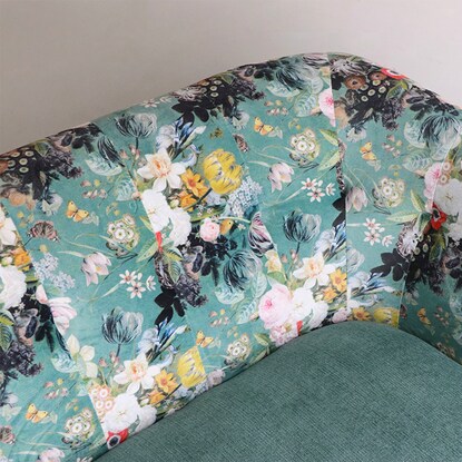 2-seater fabric sofa (TM02 GR)