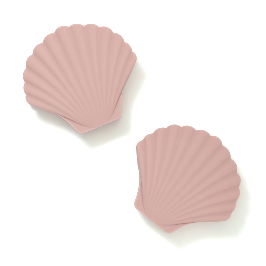 Shell Potholders, Set of 2, Pink