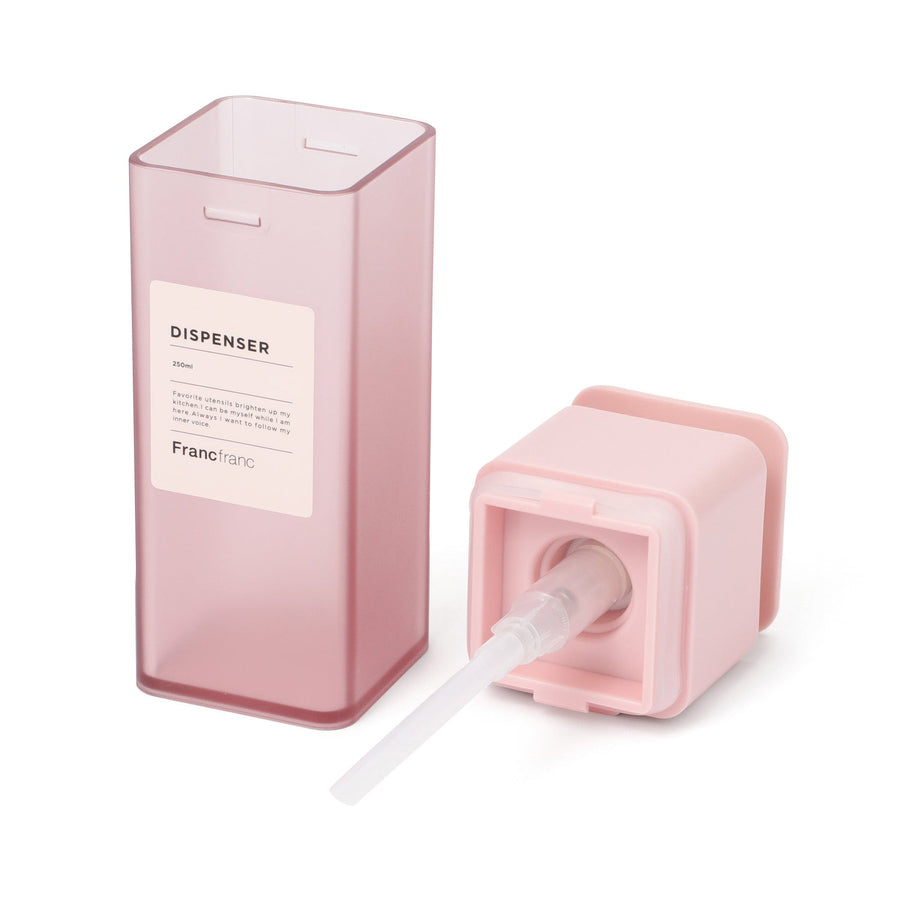 プッシュ キッチンディスペンサー ピンク