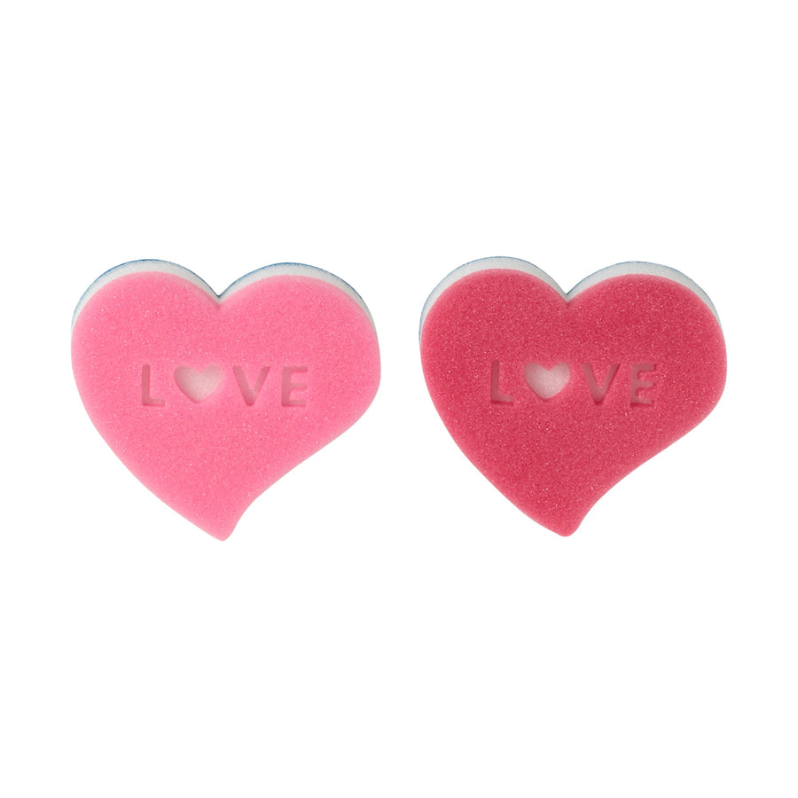 Kitchen sponge heart (set of 2)