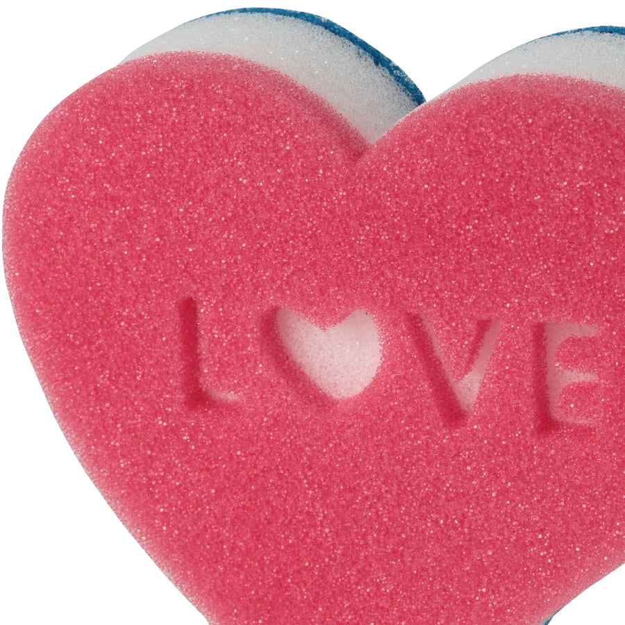 Kitchen sponge heart (set of 2)