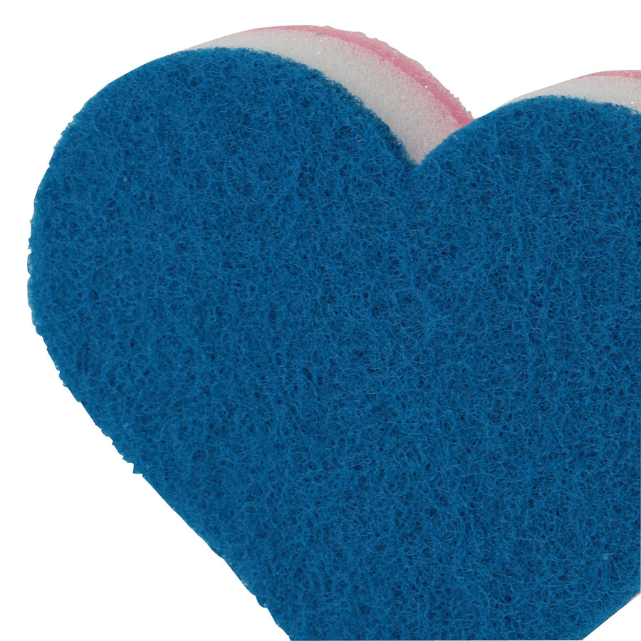 Kitchen sponge heart (set of 2)