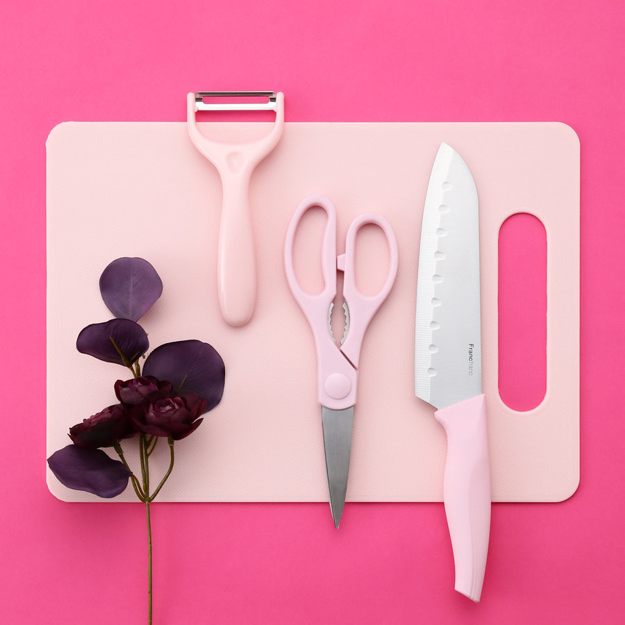 Cutting set (4-piece set) Pink