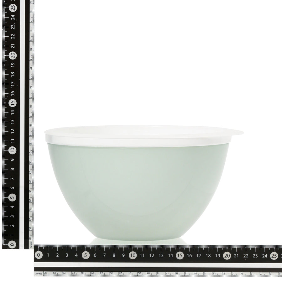 Heat-resistant microwave bowl and colander set 20cm green