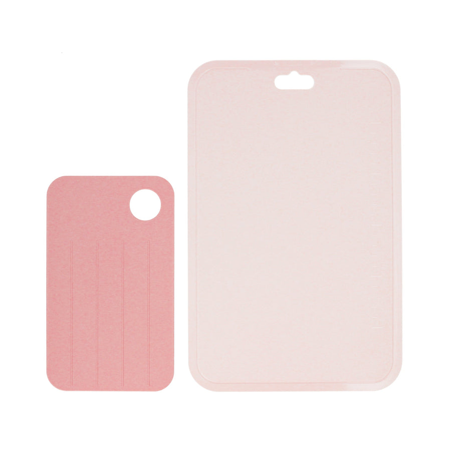 Antibacterial cutting board, small and large set, pink