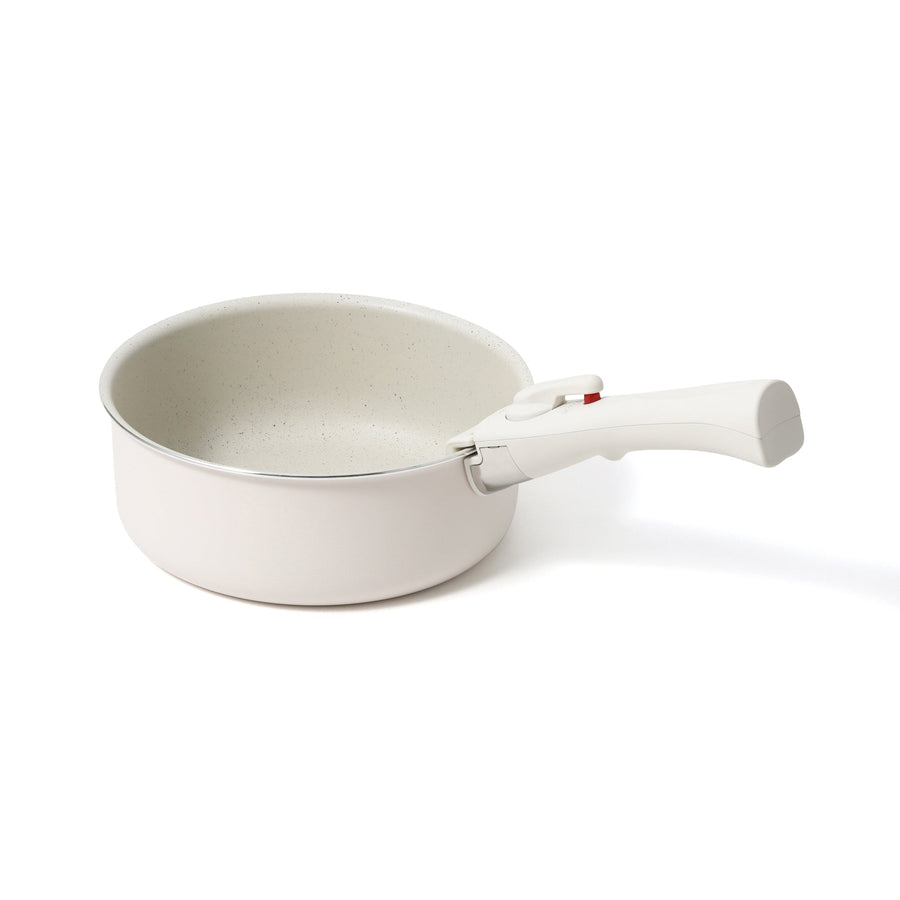 GO TABLE 6-piece pot and pan set, ivory