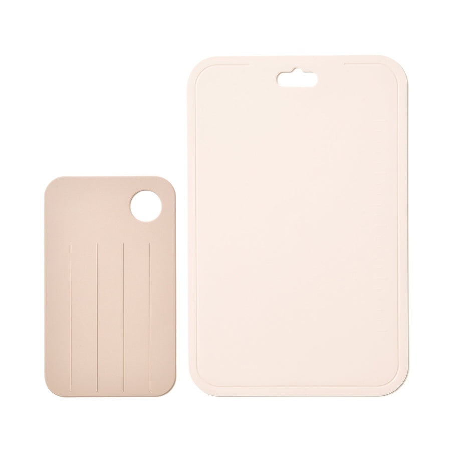 Antibacterial cutting board, small and large set, ivory