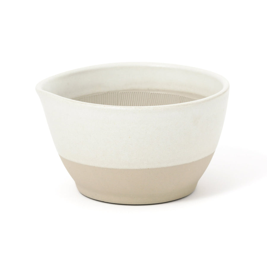 Hare to Ke Iwami ware mortar S White