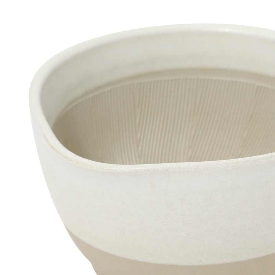 Hare to Ke Iwami ware mortar S White