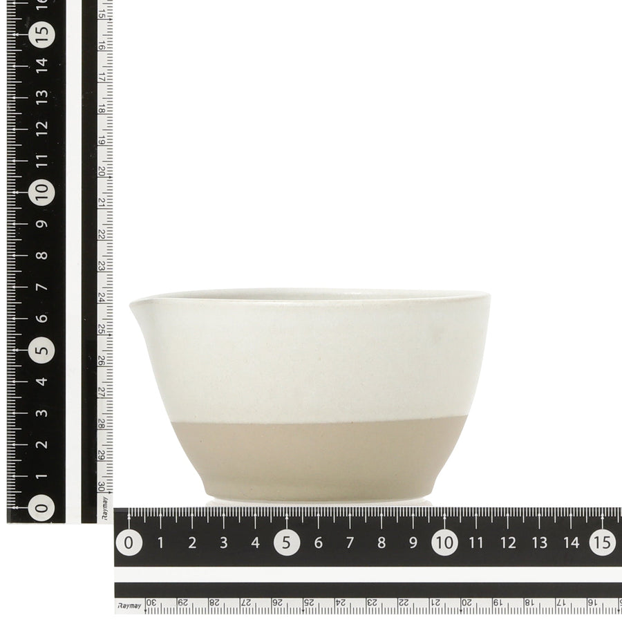 Hare to Ke Iwami ware mortar S White