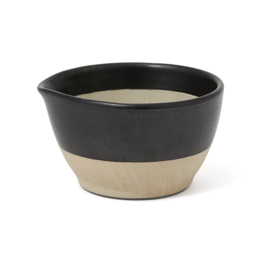 Hare to Ke Iwami ware mortar small black