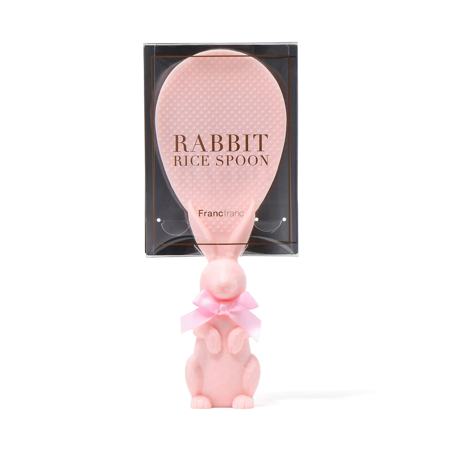 Rabbit Rice Spoon Pink